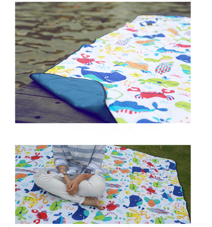 Kid-Friendly Outdoor Waterproof Picnic Mat for Camping Adventures