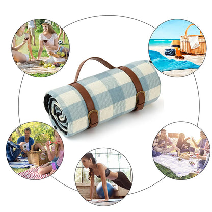 Large, Foldable, Waterproof Picnic Blanket for Outdoor Travel and Camping