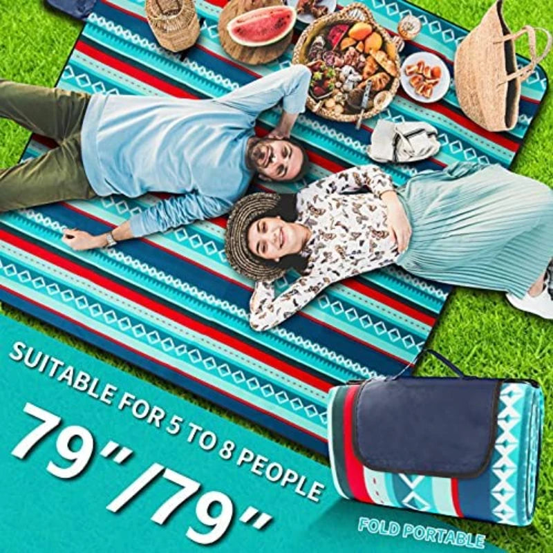 Nature Hike Pad: Fashionable, Extra Large Waterproof Picnic Rug