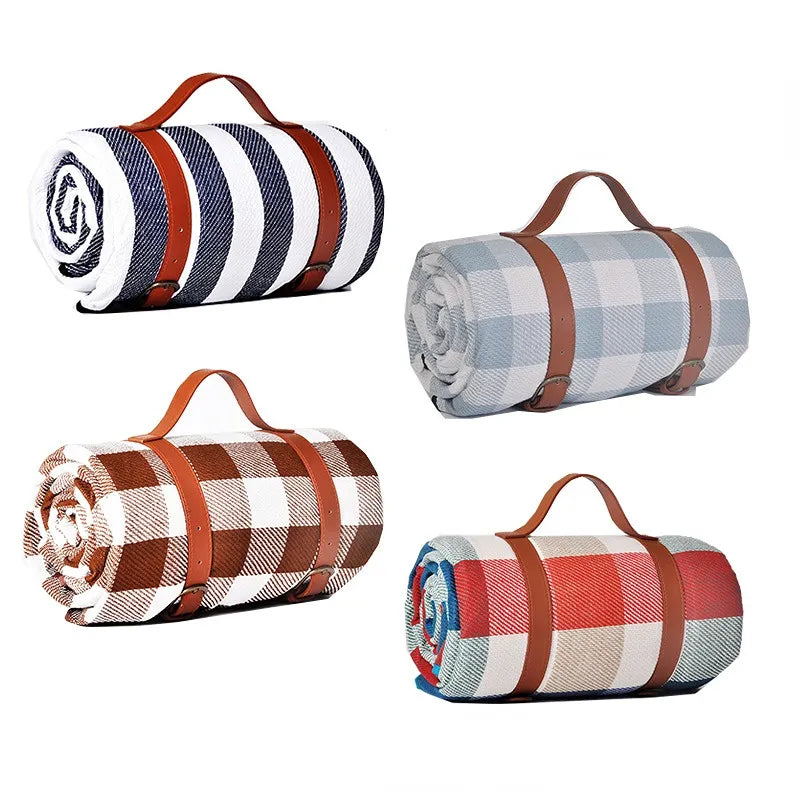 Colorful Plaid Waterproof Picnic Mat: Versatile Comfort for Outdoor Living