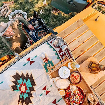 Indian Style Picnic Mats: Bohemian Rugs for Outdoor Comfort