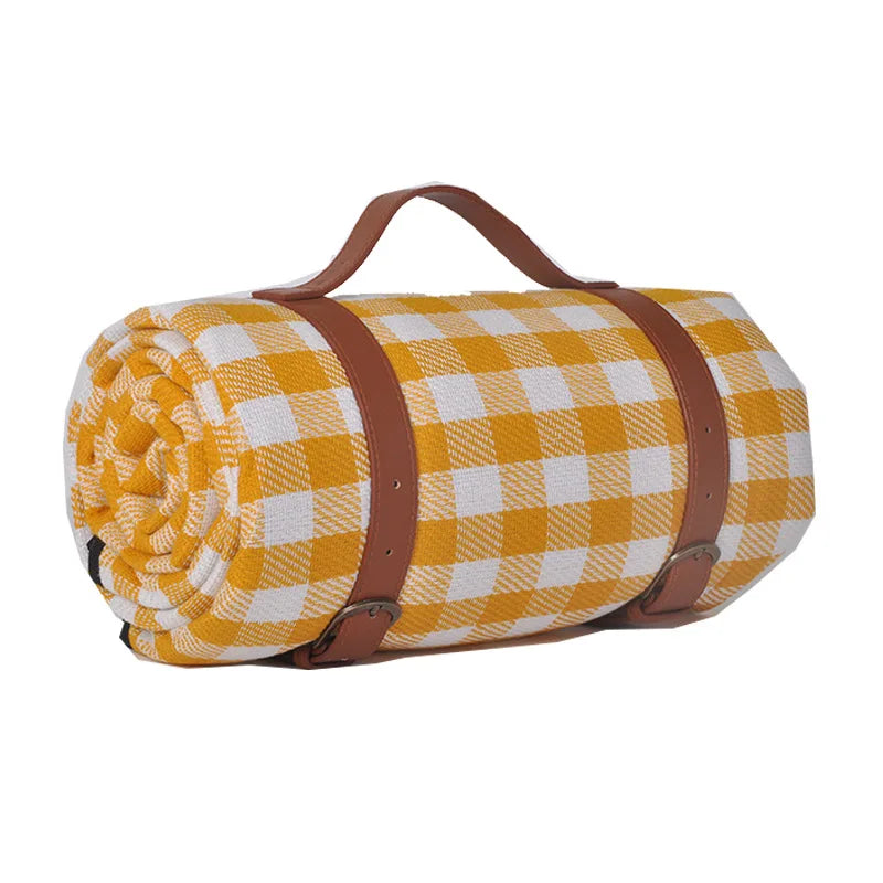 Colorful Plaid Waterproof Picnic Mat: Versatile Comfort for Outdoor Living