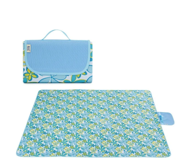 Outdoor Camping Waterproof Picnic Mat Picnic Blanket-Blue